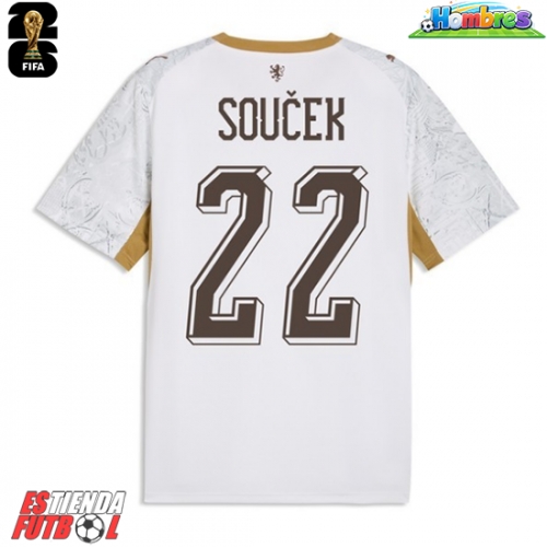 República Checa Tomas Soucek #22 Segunda Equipación Mundial 2026 Manga Corta
